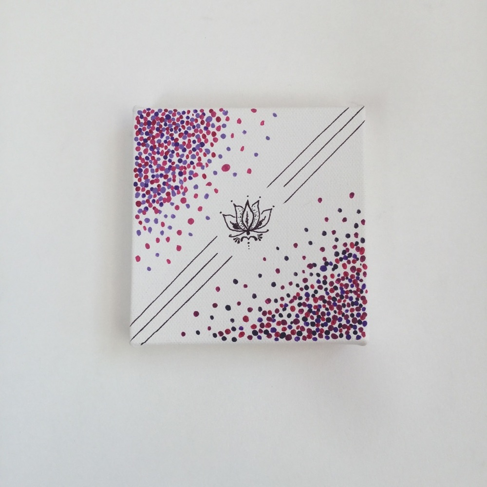 Handmade Mixed Media Canvas Art